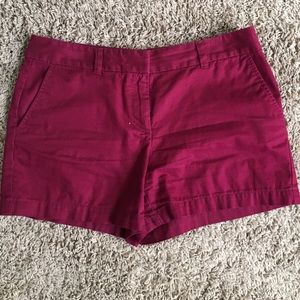 Ann Taylor Loft Maroon Shorts