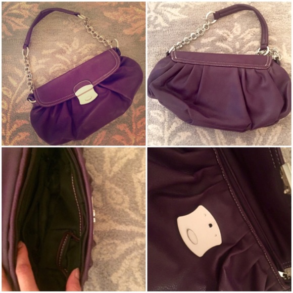 Purple Purse & Print Pumps, size 6.5 - Picture 4 of 4