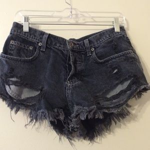 CARMAR Dark Wash Denim Shorts