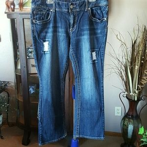 Maurices jeans slightly distressed