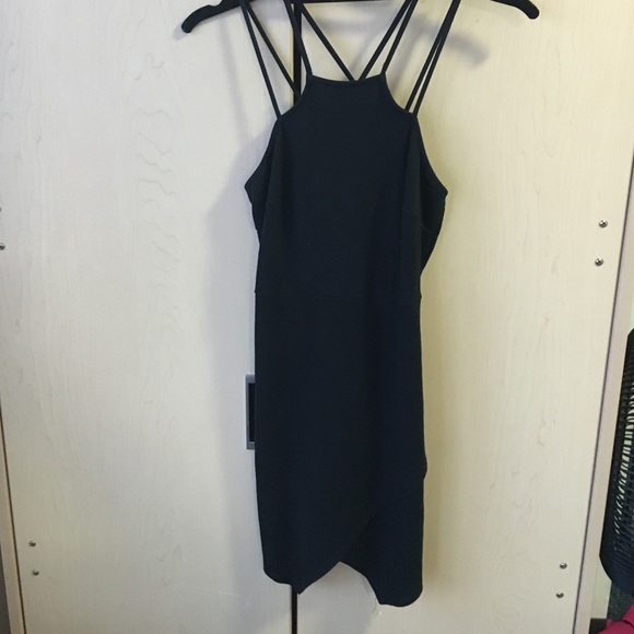 Black Lulus strappy dress