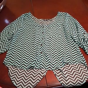 Hi-Low Open Back Shirt