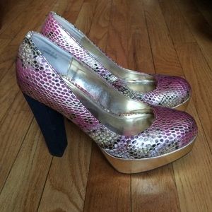 Bamboo Gold Ombré Heel