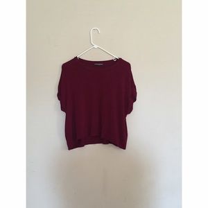 🚫SOLD🚫 Brandy Melville Maroon Top