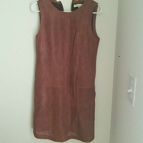 Fossil 100% leather dress - Picture 1 of 4