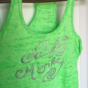 Naughty Monkey  muscle tee