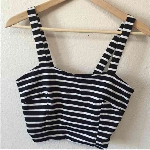 Striped Crop Top
