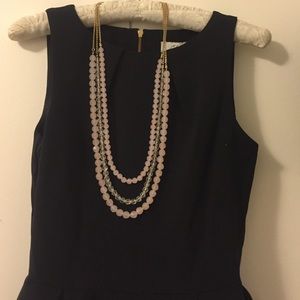 Pink beaded necklace