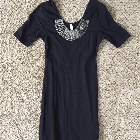 B3G1 💎 Black short sleeve dress.