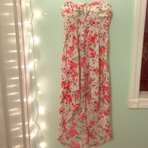 Pink floral Sundress