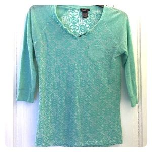Teal Aztec Shirt