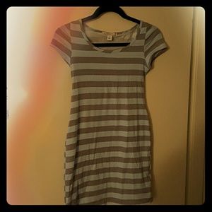 Blue and Gray BodyCon Dress