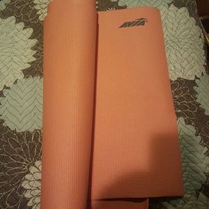 Orange yoga mat