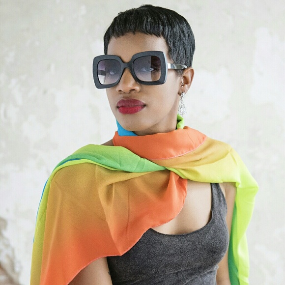 Scarves, Earrings,  and Sunglass in one price.