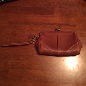 COACH Leather Wristlet ✨MAKE OFFER✨