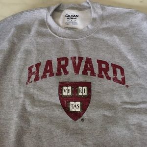 HARVARD University gray heather sweatshirt NWT