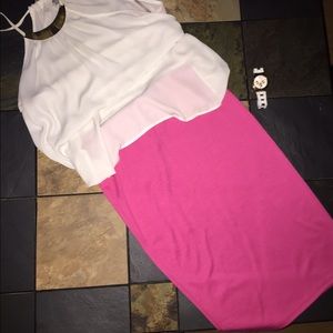 💥SOLD💥Pink💕💞 pencil Skirt 💕