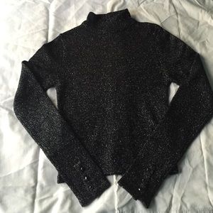 F21 Mock Glitter Sweater