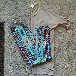 Leggings shirt set