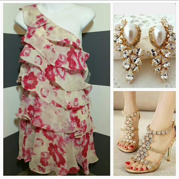 MIDNIGHT BLOOM DRESS BY Pearl NWT - Picture 4 of 4