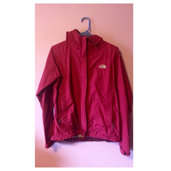 Pink north face windbreaker
