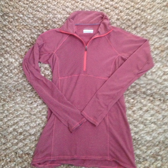 Striped Columbia zip up