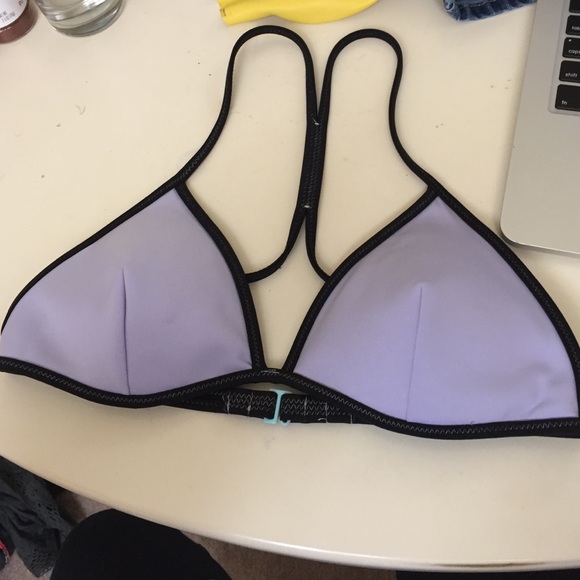 The Surf Teeny Triangle Top- purple