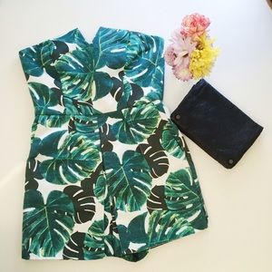 TopShop Tropical Romper
