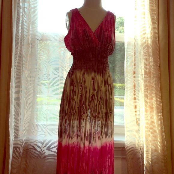 Maxi Dress with Lace Detail