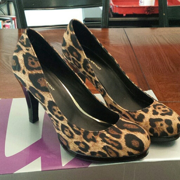 Lane Bryant leopard heels