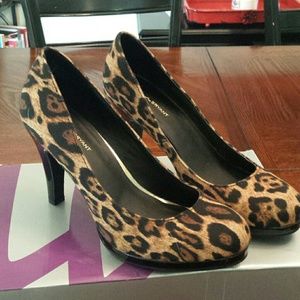 Lane Bryant leopard heels