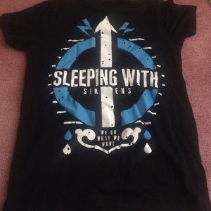 A short sleeve sleeping with sirens tshirt