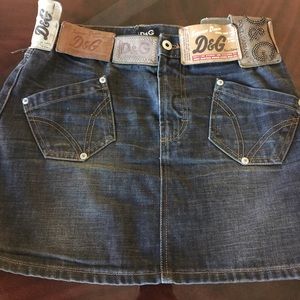D&G denim mini skirt🌟sale🌟final price