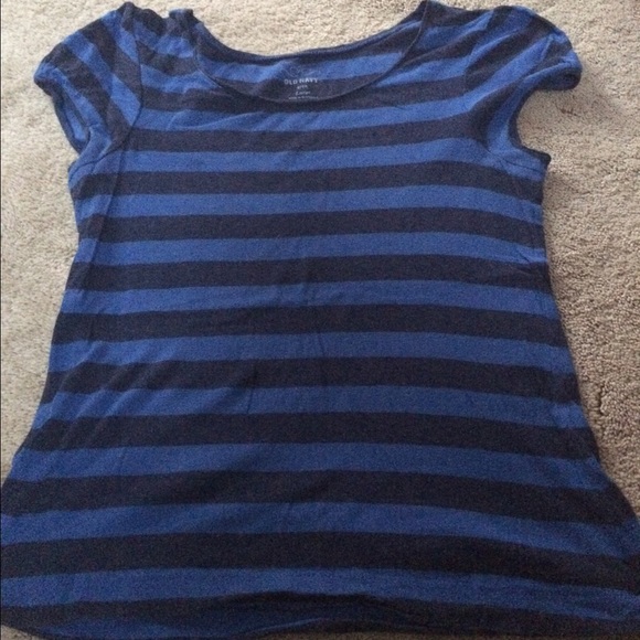 Capped sleeve cotton shirt