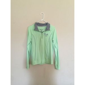 🚫SOLD🚫 Victoria's Secret Pink Yoga Half Zip