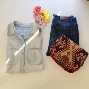 Madewell Perfect Chambray Ex-Boyfriend Shirt