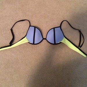 VS Color Block Push Up Bikini Top