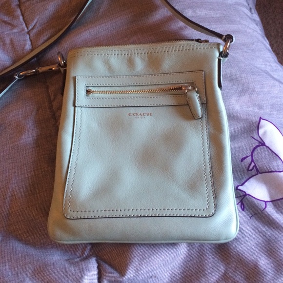 Coach Handbags - Authentic mint coach cross body purse