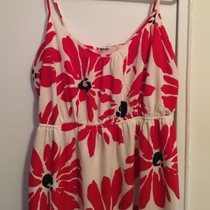 Black and red flower dress