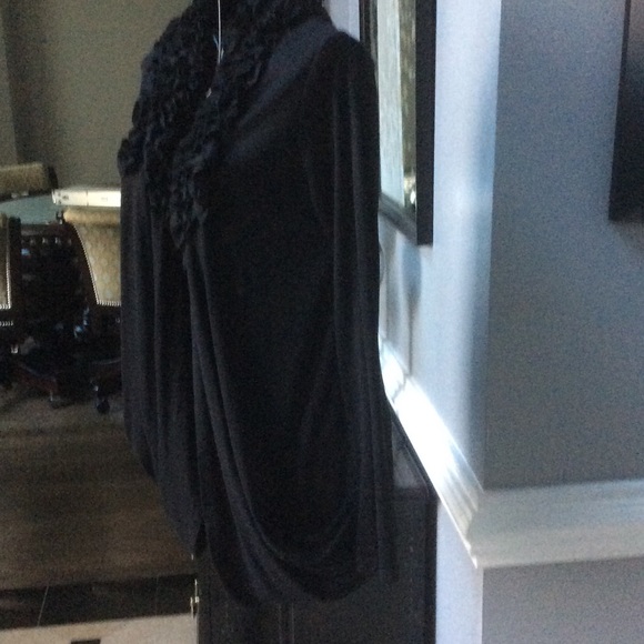 Ya Los Angeles brand black jersey cardigan - Picture 2 of 4