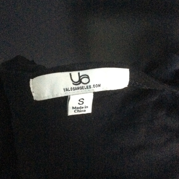 Ya Los Angeles brand black jersey cardigan - Picture 3 of 4