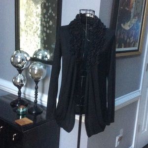 Ya Los Angeles brand black jersey cardigan