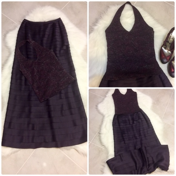 Elegant Formal Maxi Skirt, size 4 - Picture 4 of 5