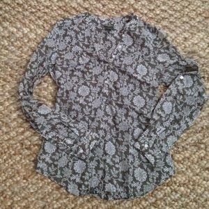Eddie Bauer floral blouse