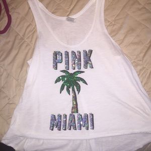 Pink tank top!