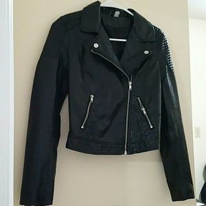 H&M faux leather jacket