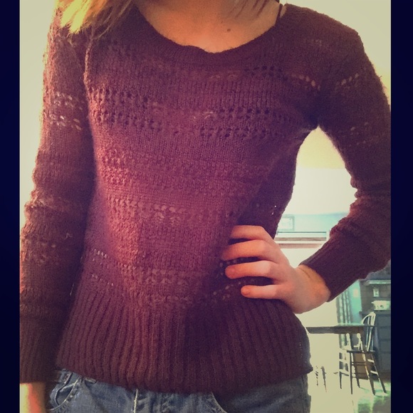 XS Aeropostale Maroon Sweater