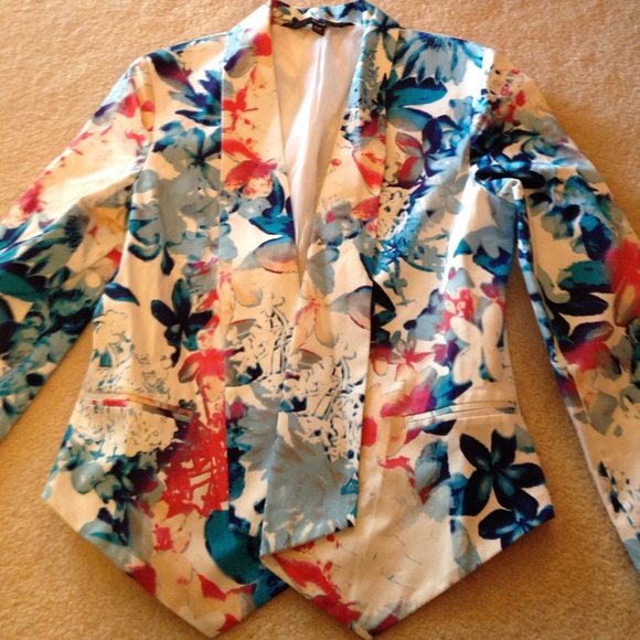 Floral blazer