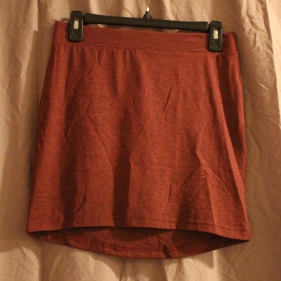 Burgundy Mini Skirt from H&M