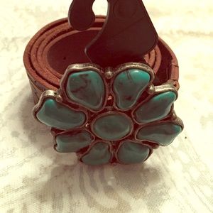 Free People Leather Brown Belt!